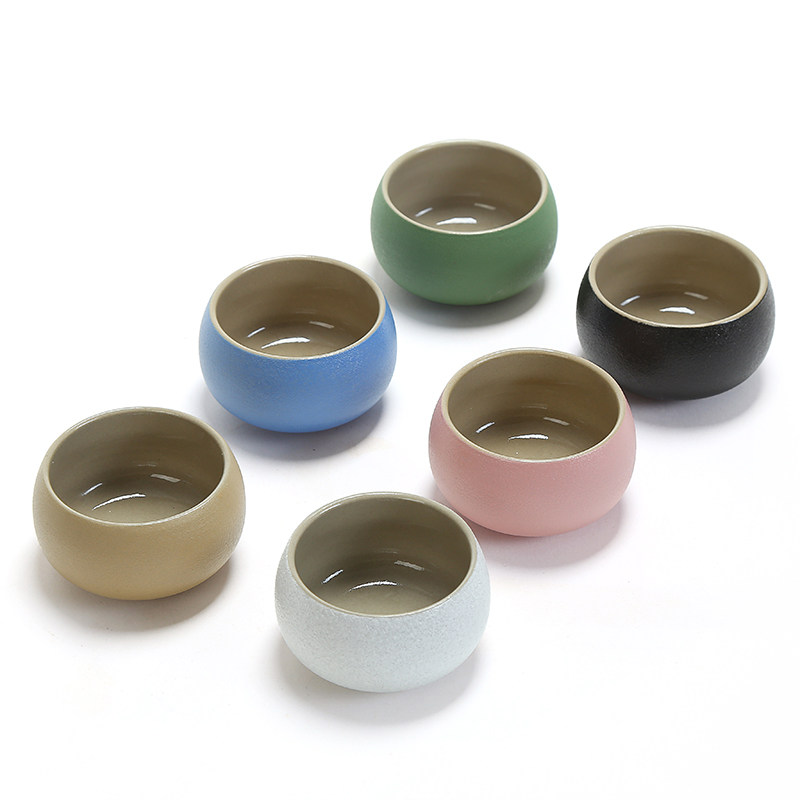 Black Tao Seven Caihong Tea Cup Day-style Gongfu Tea tea cup Single cup Tea brewright Home Ceramic Master's Cup Individual Cup