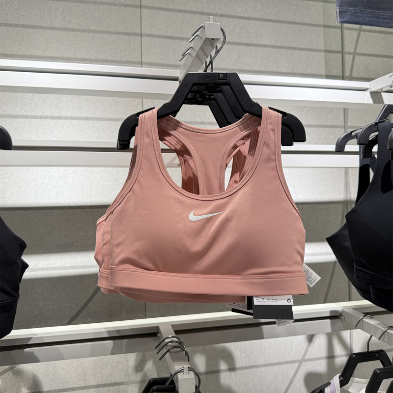 Nike Autumn Women's Swsh Med Sports Training Casual Fitness Yoga Bra Underwear Dx6822-685