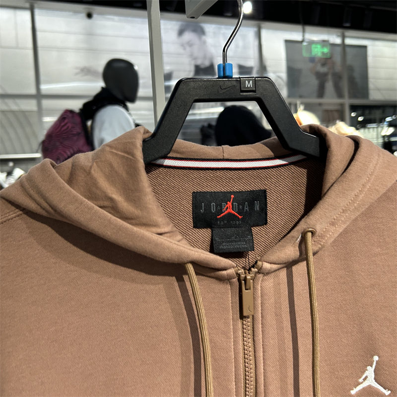Jordan Men's Jumpman Classic Jacket Hooded Knitted Windproof Sports Casual Jacket Fv7292-010-091