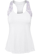 Break code DENISE CRONWALL White Sportshirt T-shirt Lady Speed Dry Sleeveless Training Tennis Vest