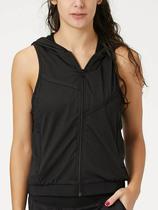 Sea Naughty LUCKY IN LOVE Black Sports Waistcoat Training Vest Lady Spring Autumn with hat tennis No sleeves