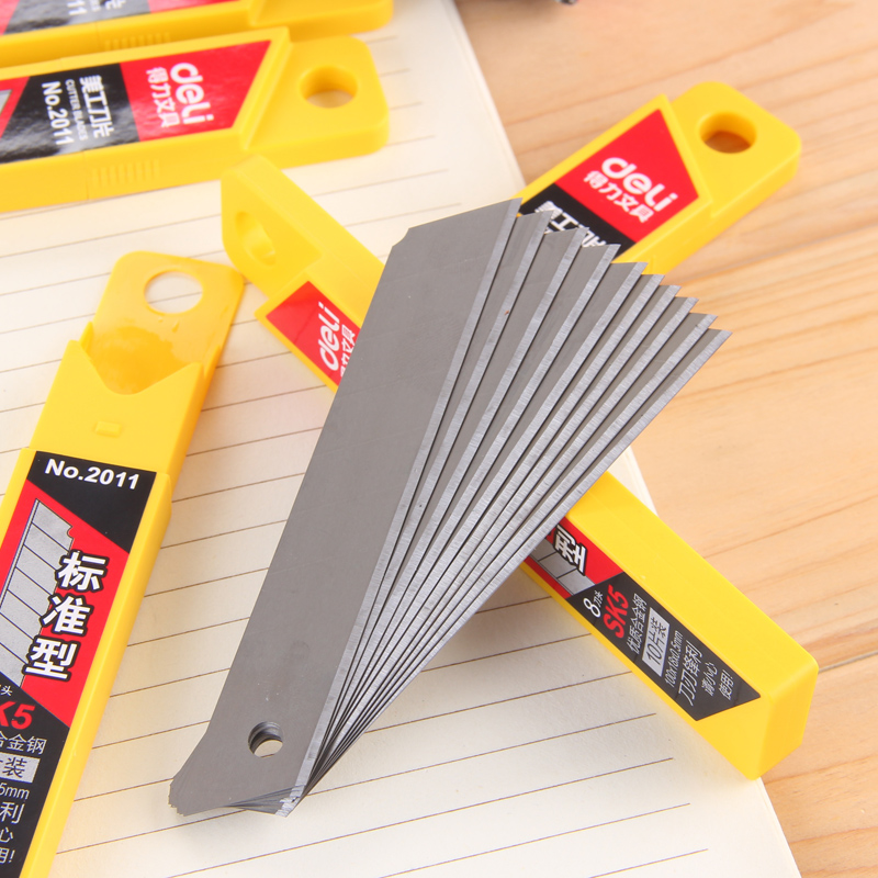 Able 2011 large number of beauty artificial knife sheet 0 5 x 18 x 100mm cut paper knife sheet 10 sheet box special price promotion