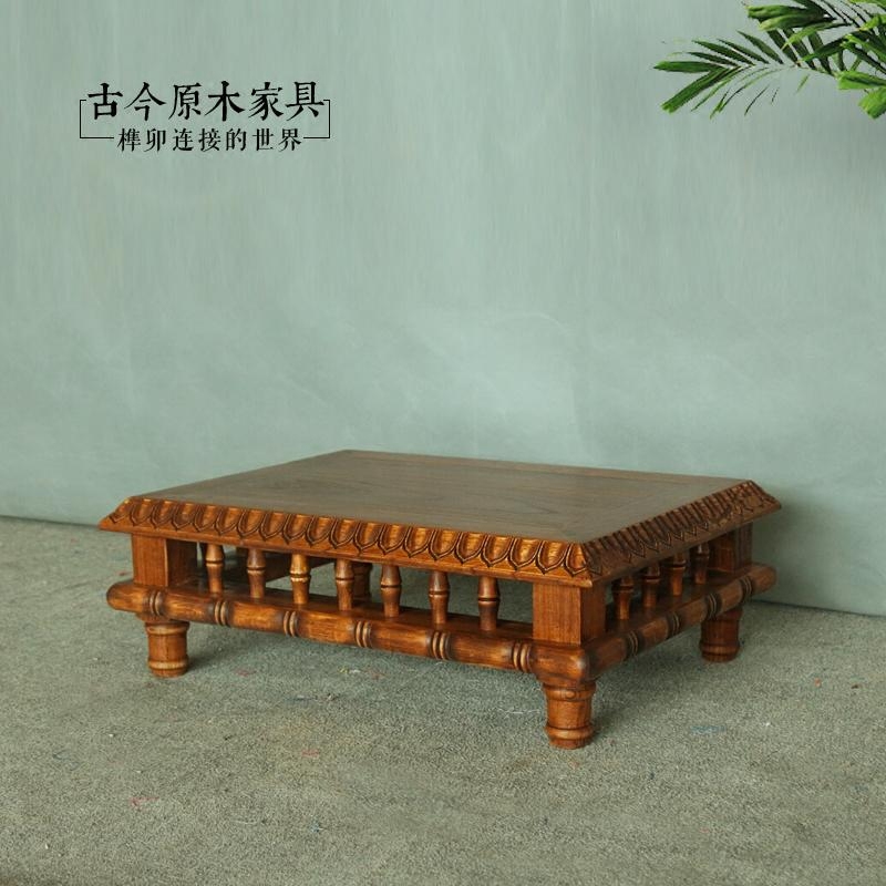 Southeast Asian style small coffee table decoration ancient and modern log ST209 solid wood Kang table Thai retro bay window table