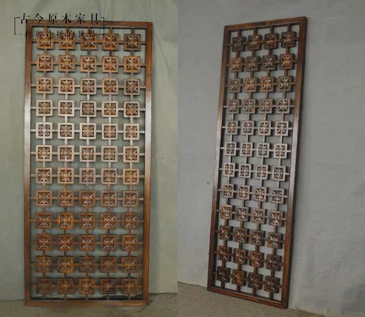 Màn hình phân vùng gỗ hoa Đông Nam Á màn hình phân vùng Thái Lan SC137 openwork chạm khắc phân vùng màn hình - Màn hình / Cửa sổ tấm bình phong