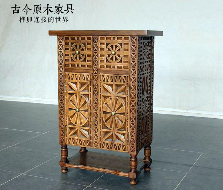 Bàn điều khiển gỗ rắn phong cách Đông Nam Á Đài Loan cổ xưa và cổ xưa Đồ gỗ Ấn Độ TB134-1 Bàn làm việc bàn Thái Lan - Bàn / Bàn 	bàn làm việc gỗ cổ điển	