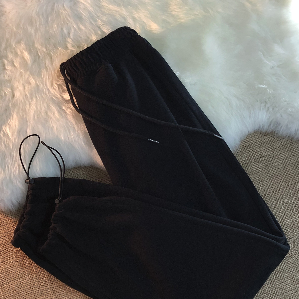 Bear Palm's Secret 2021 Chauffles Fried Street American Loose Sports Women Casual Buns Feet Straight 100 hitch