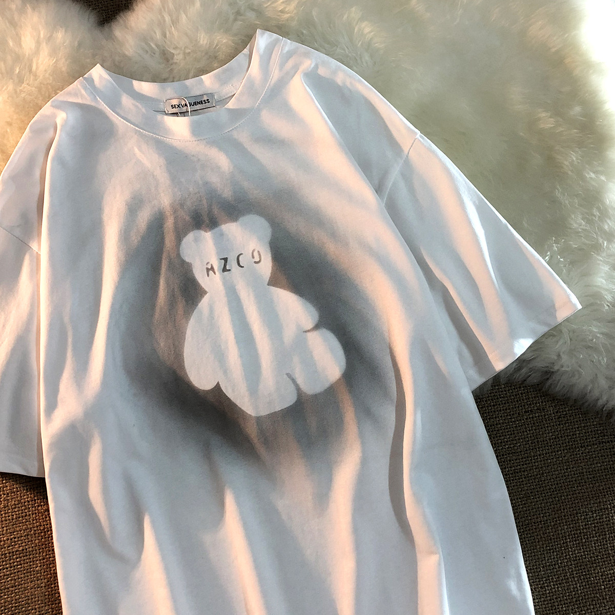 Bears Palm's Secret Ins Little Bear Chains Summer Fall New Couples Relaxed Casual Soundboard 100 hitch for men and women