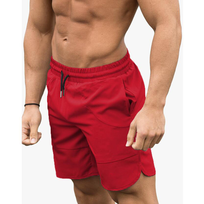 Foreign Trade Plain Summer New Fitness Shorts Casual Sports Running Shorts Men's Basketball Training Quick-Drying Shorts