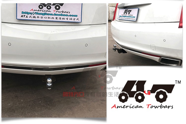 Cadillac XTS American Trailer Bar Trailer Hook Car Refit Chống va chạm Beam Rogue Hook Tiger Head Hook Trailer Ball - Sửa đổi ô tô chổi rửa xe ô tô 360 độ