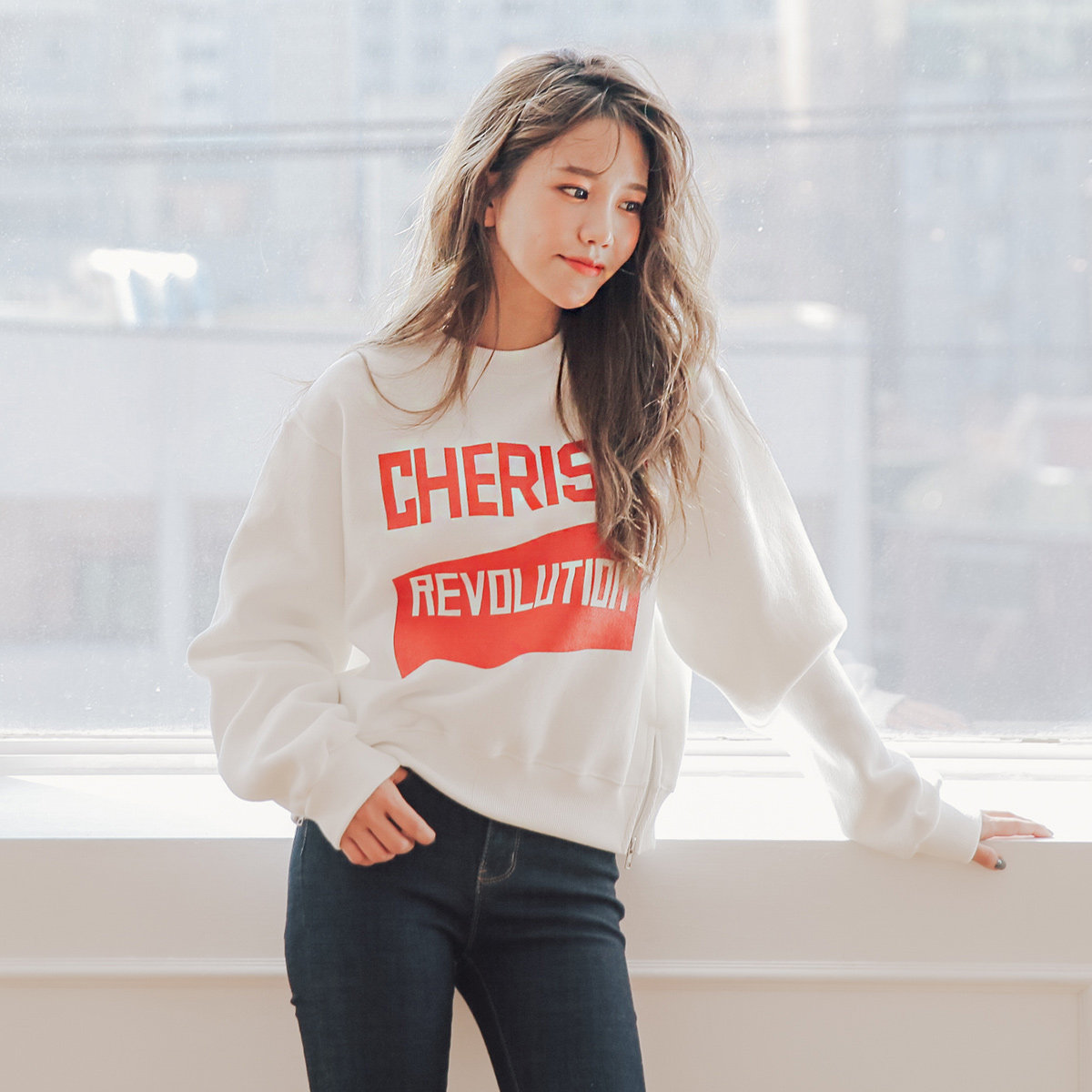 Sweatshirt femme JCOOL HISTOIRE     - Ref 3216115 Image 4