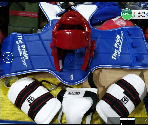 Protective gear for protective tools for taekwondo and taekwondo