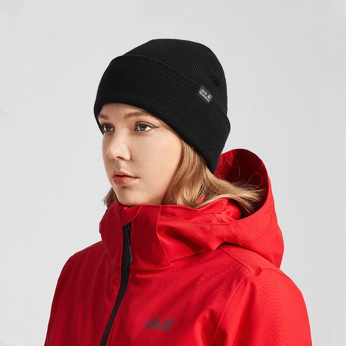 Jackwolfskin/Wolf Claws осень и зимний отопление и дышащая универсальная вязаная шляпа Пары простые ветры 1903891