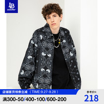 Lilbetter star with coat mens tide cashew flower jacket trend coat