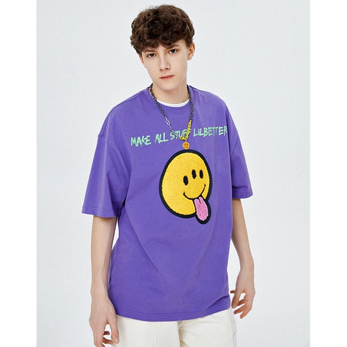 Tide, летняя модная трендовая футболка в стиле хип-хоп, короткий рукав, в американском стиле