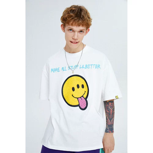 Tide, летняя модная трендовая футболка в стиле хип-хоп, короткий рукав, в американском стиле