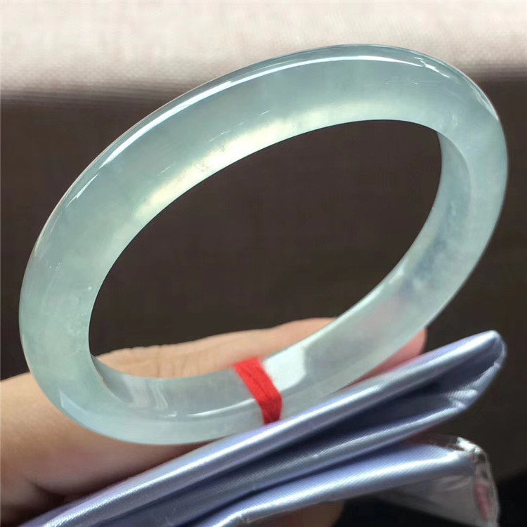 Jian'an Jade 54 3 Laokeng Jade Decoration Qingshui Concubine Jade Jade Bracelet Natural Burmese Ice Background Jade Bracelet