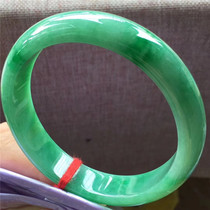 Jianan Jadeite 59 7 Laokeng Jade Full Green Ring Bracelet Natural A Goods Jadeite Full Stripe Green Jade Bracelet