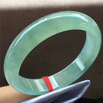 Jane Emerald 57 2 Natural pit ice sun bottom Emerald jade bracelet Myanmar A - cargo jade - raw jade bracelet