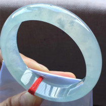 Jian An Jade Myanmar Natural A Cargo Ice Blue Jade Bracelet Old Flower Snow Cotton Jade Jade Ice Jade Bars