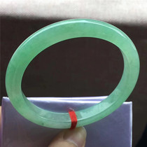 Jian An Jade 54 8 Myanmar old pit A cargo Yang green concubine bracelet natural light shooting ice permeable jade bracelet