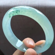 Jane Emerald Burmese Old Pit Natural A freight flower Emerald bracelet old grown Ice and Emerald Bracelet