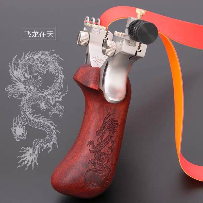 Elephant Mise-Promise of the Dragon X camaradas High Precision Flat Leather Competitive Outdoor Special Slingshots big power