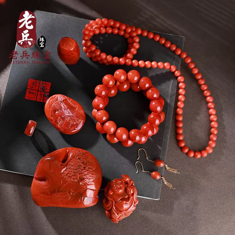 Baoshan Nanhong Hanau String Bracelet 108 bead necklace accessories with scattered ball carving pieces for men and women 4