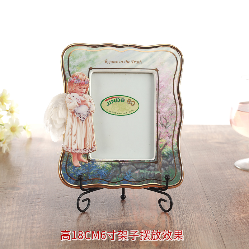 Decorative Disc Porcelain Plate Bracket Square Plate Wobble Plate