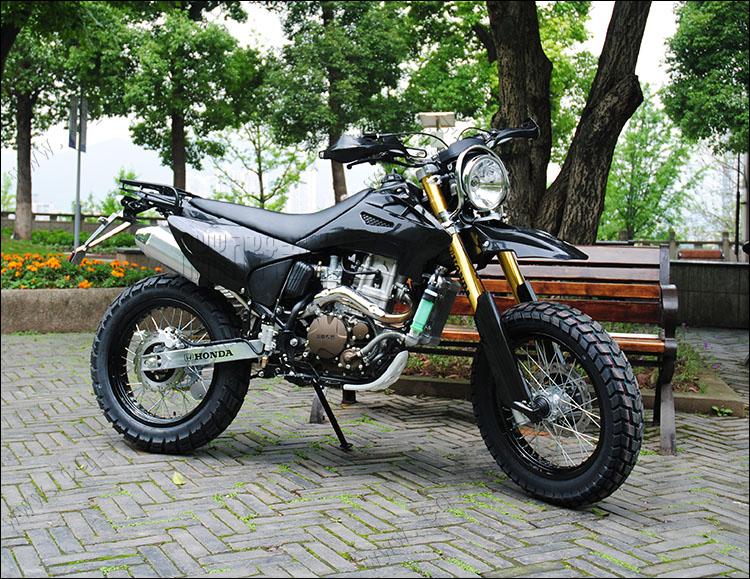 CQR250 làm mát bằng nước off-road xe máy sửa đổi chiếc xe vòng đèn pha ngược hấp thụ sốc chất lượng ban đầu