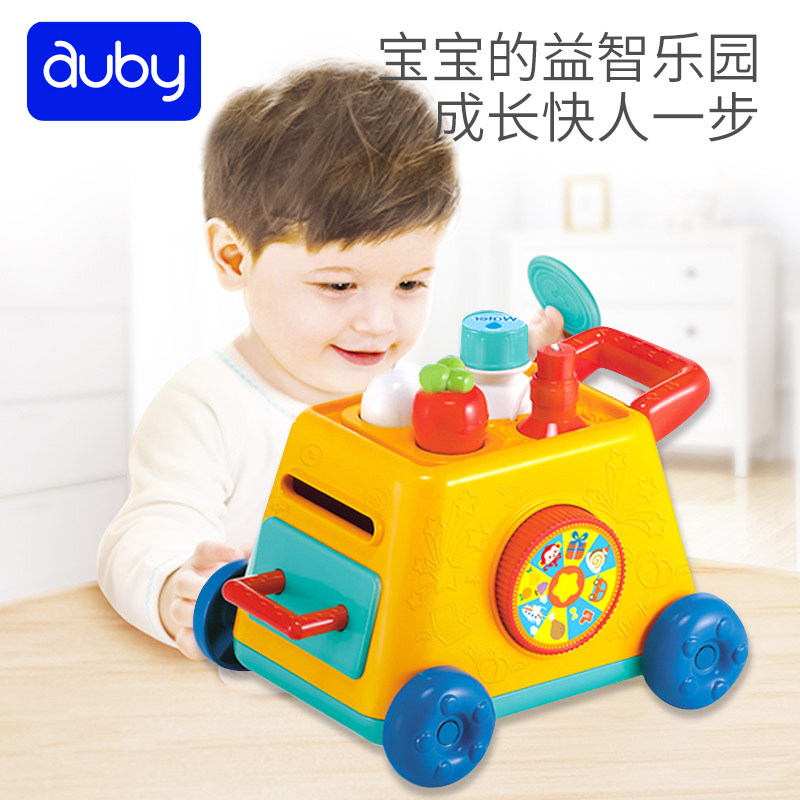 ABI Fingers Mobilize Baby Children's Music Puzzle Early Teaching Building 3 Tractory Baby Initiative Toys 0 - 1 years old