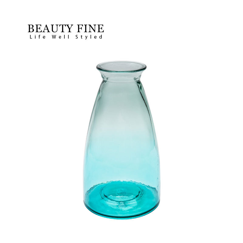 80% off Big Sale Imported from Spain Scandinavian Simple Glass Vase Transparent Living Room Home Flower Arrangement Ornaments