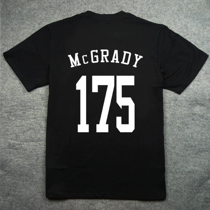 Áo thun ngắn tay bóng rổ SD McGrady 175 T-MAC McGrady McGRADY Bản sao cổ điển - Áo phông thể thao