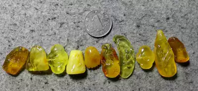 Micro-defect beeswax small back cloud small carving size see comparison R1-10