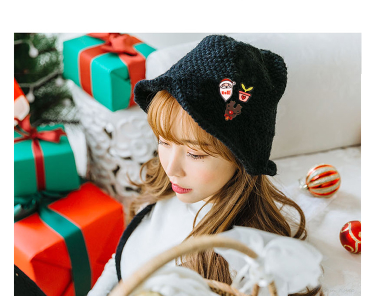 Phụ kiện tóc cho trẻ em Hàn Quốc Cô gái Quà tặng Giáng sinh cho học sinh trang trí Giáng sinh Trâm cài Giáng sinh Đồ trang trí Giáng sinh phụ kiện áo vest