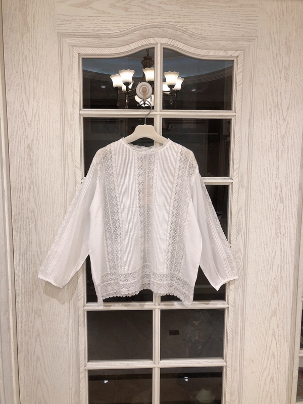 Japanese Brand Fanaka Vintage Exquisite Lace Shirt Japanese Brand Fanaka Vintage Exquisite Lace Shirt