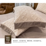 Брендовый зимний флисовый комплект, простыня, детский двусторонний коралловый пододеяльник, легкий роскошный стиль, 4 предмета, увеличенная толщина