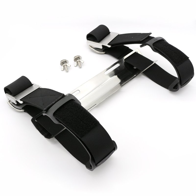 TECHNICAL DIVING SPECIAL BACK FLY SINGLE BOTTLE ACCESSORIES STA STAINLESS STEEL BUCKLE FIXED GAS CYLINDER WITH RUBBER ANTI-SLIP MAT
