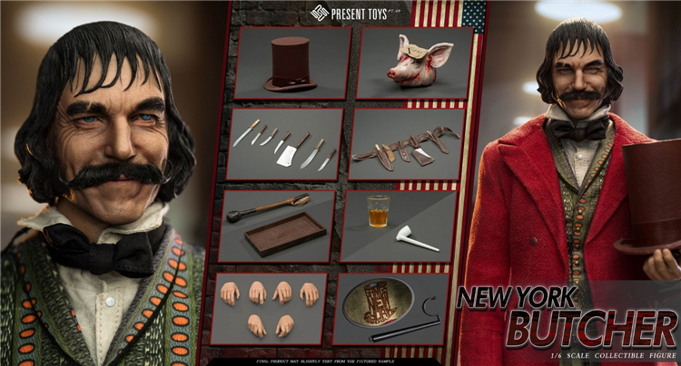 PRESENT TOYS PT-sp49 Gangs of New York Bill The Butcher 1/6