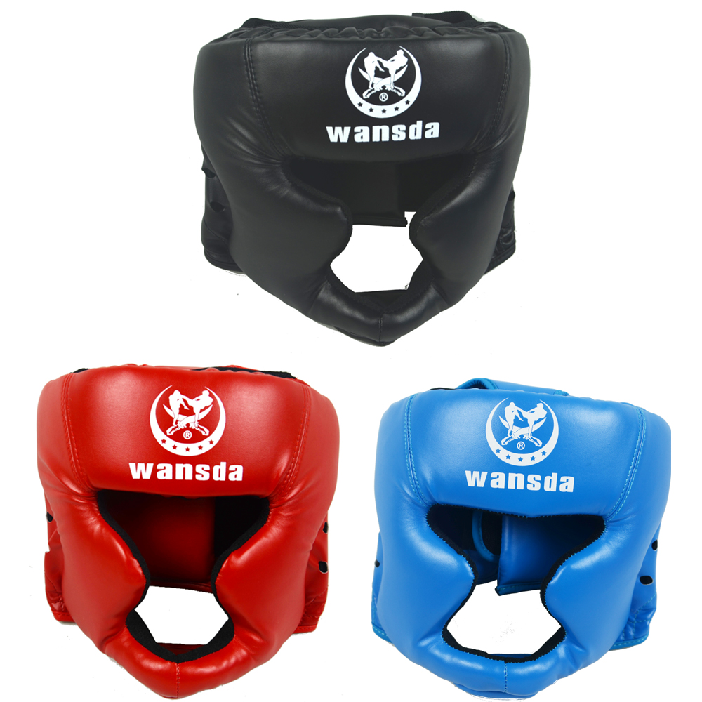 Boxing Helmet Head Protector Monkey Face Helmet Training Head Covering Sanda Fighting Taekwondo Head Protector