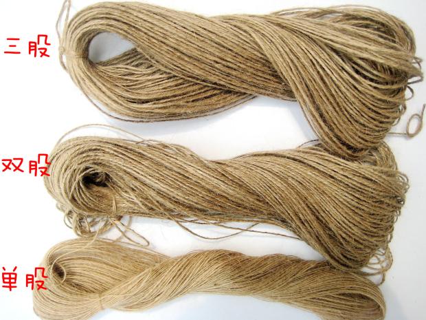 4mm decorative rope hemp rope retro style 2mm handwoven fine hemp rope to decorate 1mm jute rope