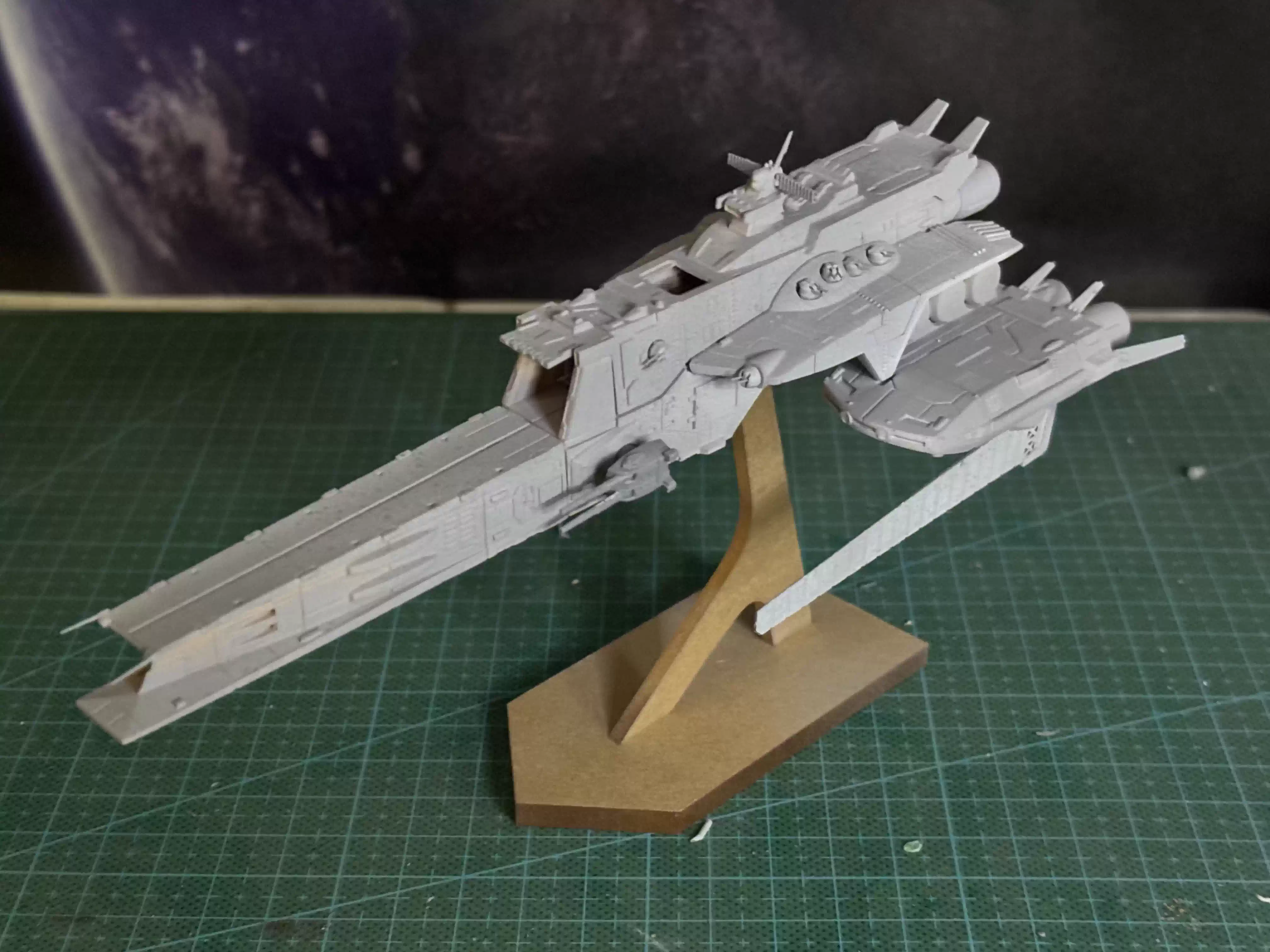白模1/1700 高達UC 克拉普級戰鬥巡洋艦CLOP CLASS-淘寶Taobao | 天貓Tmall