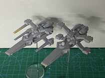 Up to Seed 1 1700 Drake Class Cosmic Frigate Twin Ship GK White Mold