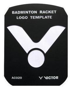 Special cabinet VICTOR AC020 victory LOGO mark plate badminton racket special sheet for sale