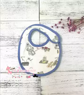 * Japan's big-name ice cream soft * cute little bear West Point soft baby bib bellymouth towel