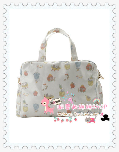 Official website synchronization * Japanese big-name ice cream * summer fruit small animal series oblique cross bag large-capacity cosmetic bag
