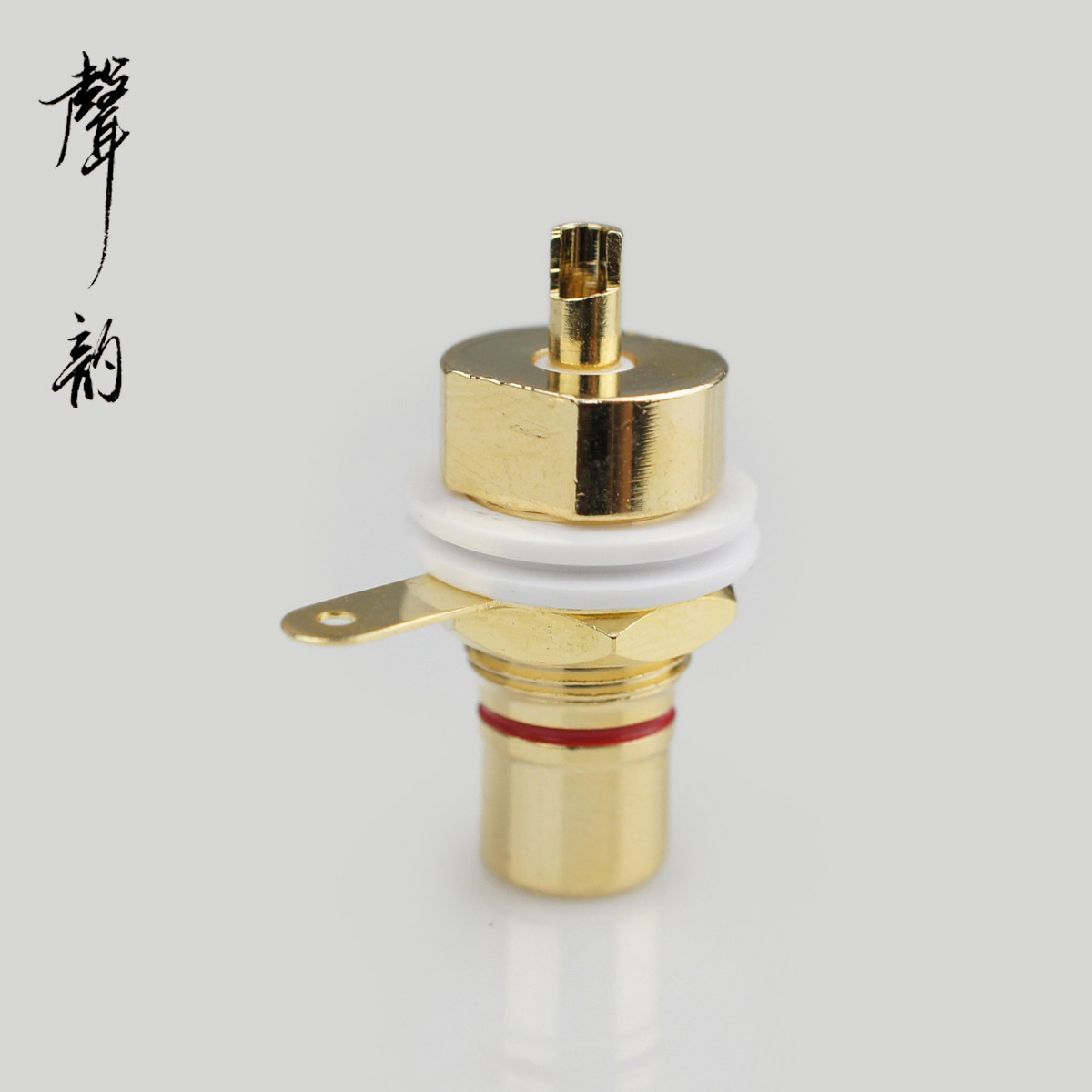 Sound rhyme hifi audiophile brass gold plated audiophile audio amplifier input RCA Lotus seat terminal block RCA socket