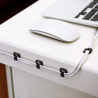 Self-adhesive wire machine clip wire fixing clip wire Internet wire finisher data wire solid wire clamp buckle 18 clothes