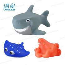  Diving cylinder buoyancy logo Cute sea life doll underwater doll Diver cylinder toy pendant