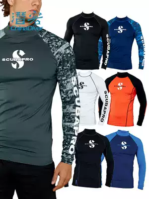 Scubapro American men's long-sleeved sunscreen clothes Water surfing snorkeling water quick-drying clothes waterproof mother UV