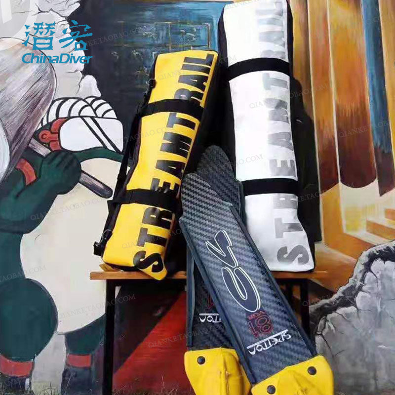 Stream Trail Wahoo Long foot webbed Free Diving Frog Shoes Bag Diving Kit Japan